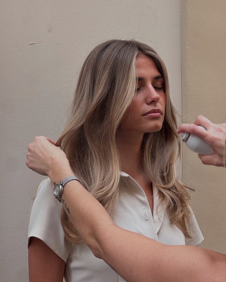 Hair styling at Underline Hair Studio